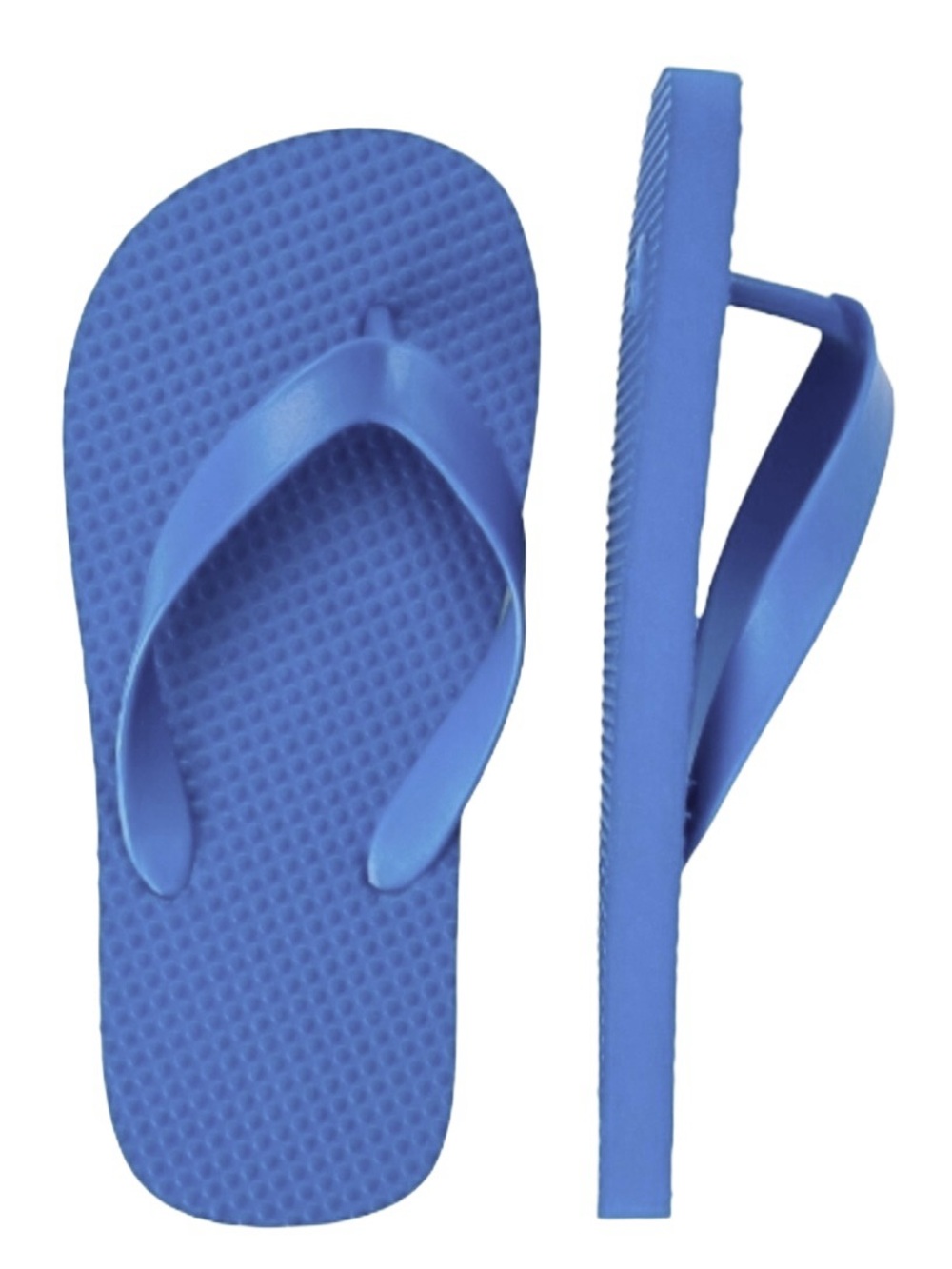 Athletic Works Blue Flip Flops Size Boy (L) 2-3. Only worn once!